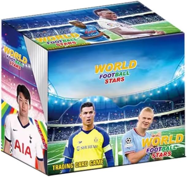 Sport Soccer Cards 288 Laser Play Cards Star Trading World Football Soccer Favorite Players Game Packs