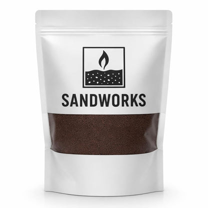 SANDWORKS Sand Wax Candle Making Kit – 5 Wooden Wicks & 15 Cotton Wicks, 500 g Premium Fragrance-Free Sand Wax (Ironstone Brown)