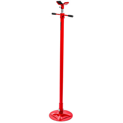 Stark USA Underhoist Support Stand 1/2 Ton Capacity Self Locking Threaded Spin Handle Lifting Adjustable Height (53.5" to 79"), 1,000 LBS Capacity