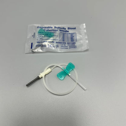 Veterinary Blood Collection Needle 21g Winged Luer Sets 50pcs