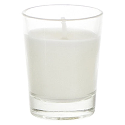 Mega Candles 12 pcs Unscented Glass White Container Candle, Mini Party Light 5 Hour Burn Time 1.5 Inch x 1.75 Inch, Home Décor, Wedding Receptions, Occasions, Events, Festivities, Meditations, Prayers