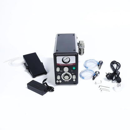 Pneumatic Impact Engraving Machine Pneumatic Engraver Machine Hand Engraving Stone Setting Tools Engraving Machine for Jewelry Making Metal Engraving and Carving