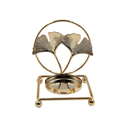 Candlestick Holders Gold Star and Moon Candlestick Electroplating Tea Candle Holder Home Living Room Decoration Candle Holders (Color : 3)