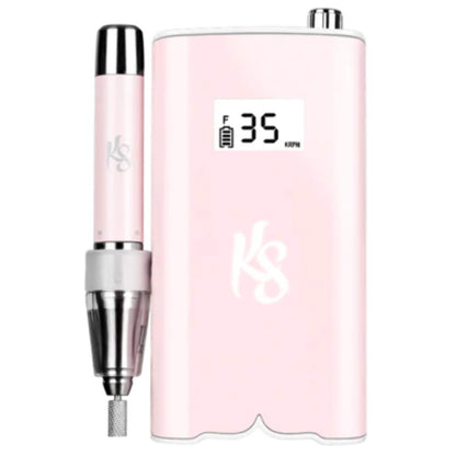 Kiara Sky Beyond Pro Nail Drill | Portable, Rechargeable & Cordles | Pink