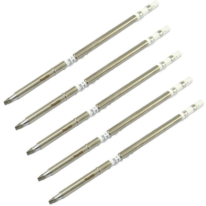 American Hakko T15-DL32 Tip Chisel 3.2 x 10mm for FM-2021/FM-2027/FM-203/FM-204/FM-205/FM-206/FX-951 (5 Pack)