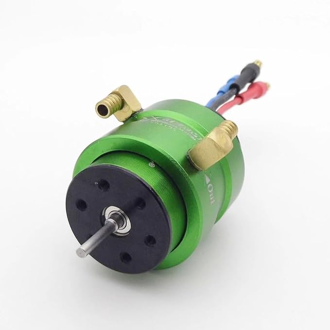 RC Boat 2440 KV4500 Brushless Motor 2S-3S 40A 5V/3A ESC and Water Cooling Jacket Kit for RC Boat Jet Drive Speed Boat Marine