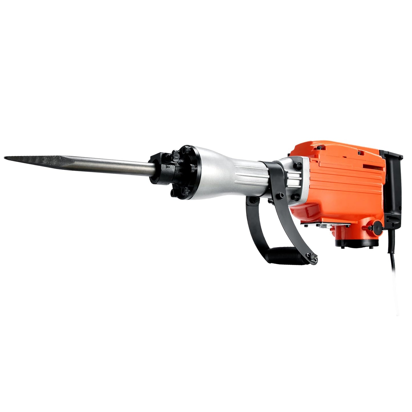 VEVOR Demolition Jack Hammer, MAX 2200W Electric Jackhammer Heavy Duty, 1350 BPM Concrete Breaker 2pcs Chisels Bit Chipping W/Case