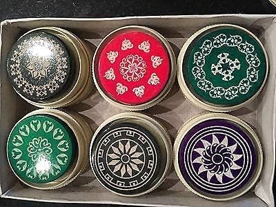 SHREYAS - Standard Size Carrom Tournament Striker ( Set of 4 ) Colour May BE Different with Design
