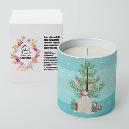 Caroline's Treasures CK3504CDL Odis Odessa Domestic Ideal Dog Christmas Tree 10 oz Decorative Soy Candle Nature Soy Wax Essential Oil Home Decor Ideal for Bedroom Kitchen Bath Office Gift, 10 oz
