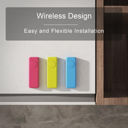 THIRDREALITY ZigBee Smart Button 3 Pack, Red Blue Yellow, 3-Way Remote Control, Require Zigbee hub, Work with SmartThings, Aeotec, Hubitat, Home Assistant, Third Reality Hub, Battery Included.