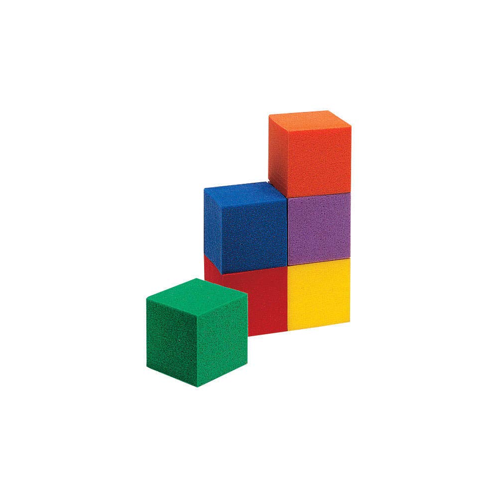 hand2mind Wood Blocks, Counting Cubes for Kids Math, 1 Inch Blocks for Preschool Crafts, Early Math Manipulatives for Preschool, Classroom Supplies for Teachers Elementary (Pack of 100)
