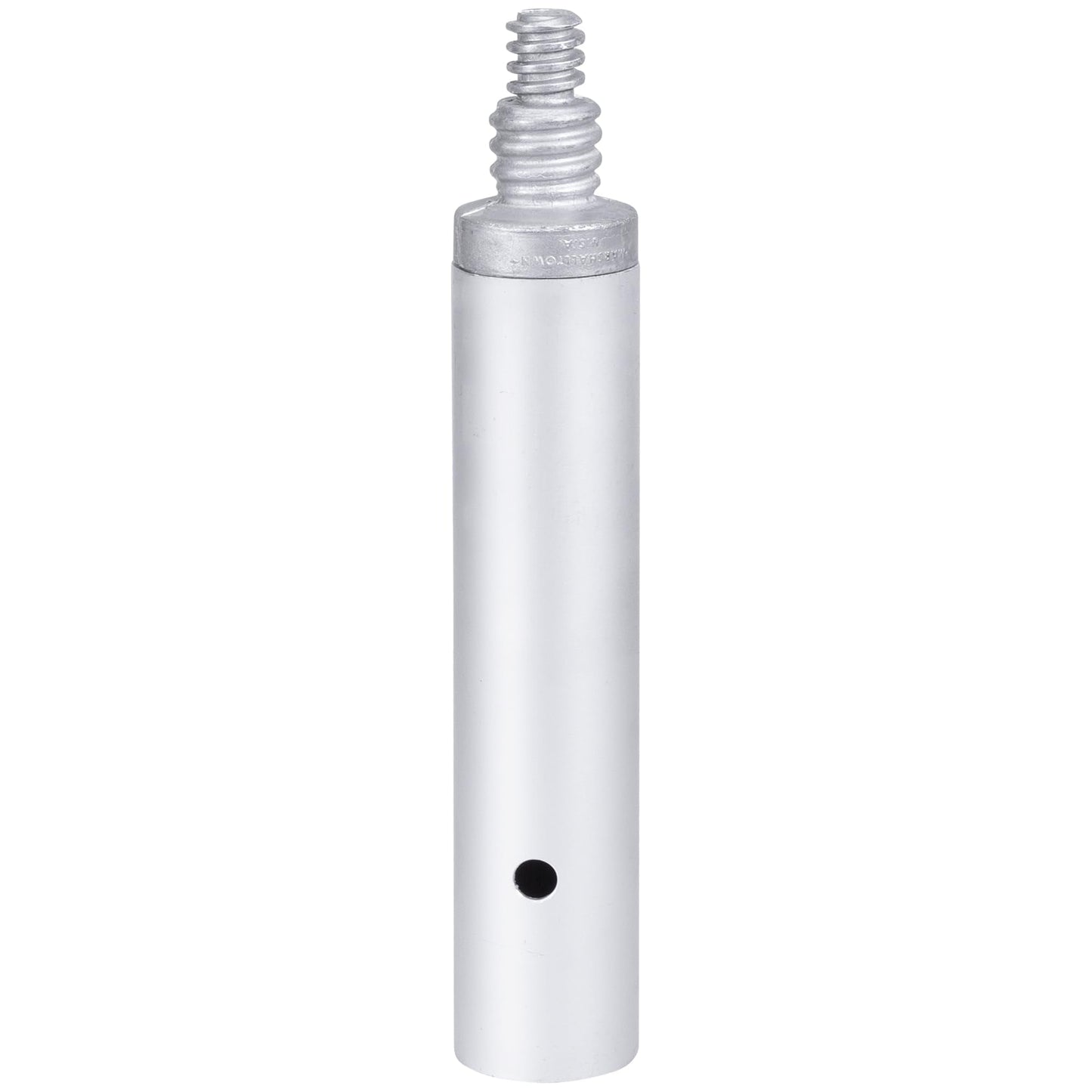 MARSHALLTOWN Threaded Handle Adapter, Concrete Tools, 1-3/4 Inch Push Button Adapter with Male Threaded End, Extend the Reach of Concrete Tools, 15538