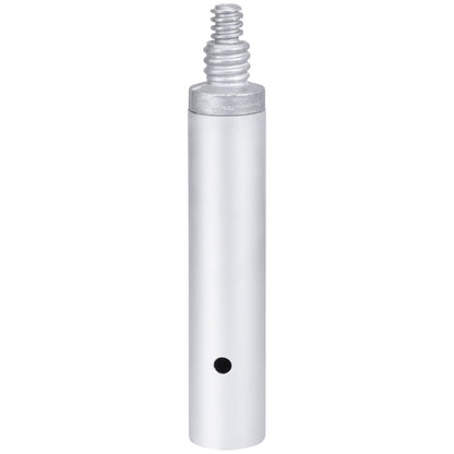 MARSHALLTOWN Threaded Handle Adapter, Concrete Tools, 1-3/4 Inch Push Button Adapter with Male Threaded End, Extend the Reach of Concrete Tools, 15538