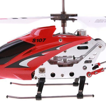 GoolRC Remote Control Helicopter S107/S107G RC Helicopters 3 Channel Mini Helicopter with Gyro for Beginners (Red)