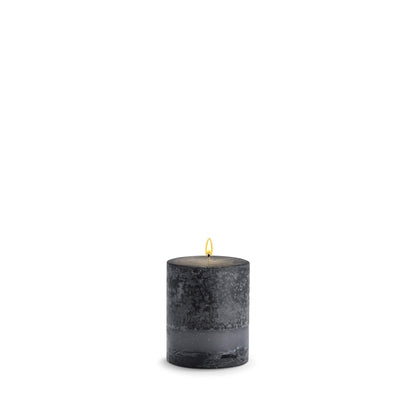 3x3 Scented Pillar Candle – Black Bamboo, Modern Spa-Inspired Fragrance, Clean Burn Decorative Pillar Candle for Home Décor, Relaxation & Gifting