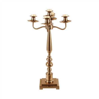 cfycfy987 Candelabra Table Romantic Candlestick Decoration Light Luxury Home Living Room Porch Handicraft Table Decoration Candle Sticks Holder