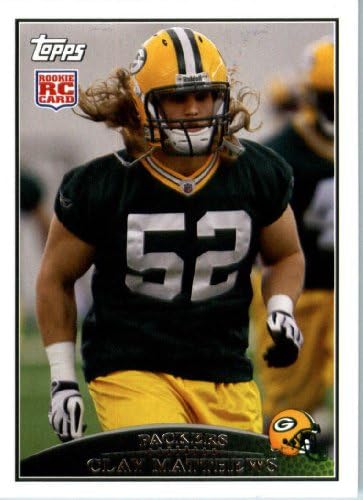 CLAY MATTHEWS 2009 Topps #353 ROOKIE CARD RC Green Bay Packers football