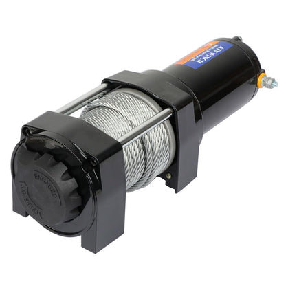 SCITOO - 4000LBS Electric Winch 12V Towing Trailer Steel Cable Off Road w/Wireless Remote