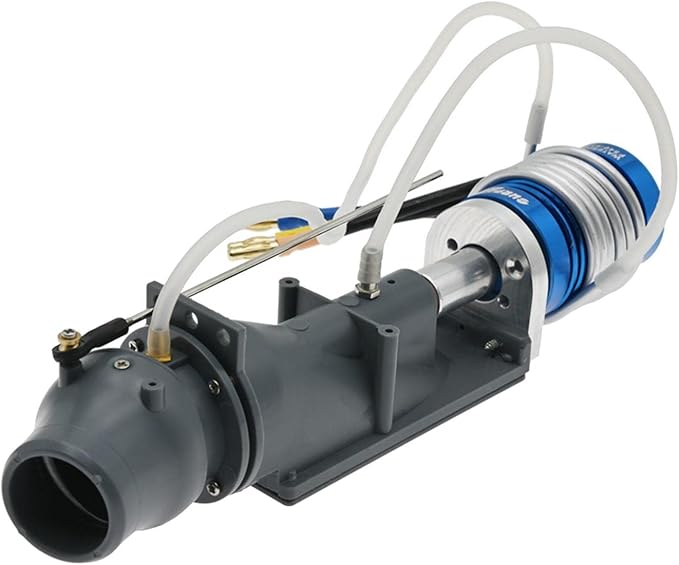 RC Boat Jet Pump Water Thruster Jet Pump 26mm Propeller Portable Power Motor Spray Water Thruster for RC Boat DIY Replaces Blue