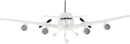 RC Plane Remote Control Airplane 2.4Ghz DIY 2 Channels Remote Control Airplane Built in 6-Axis Gyro A380 RC Aircraft for Kids EPP Foam Glider for Beginner