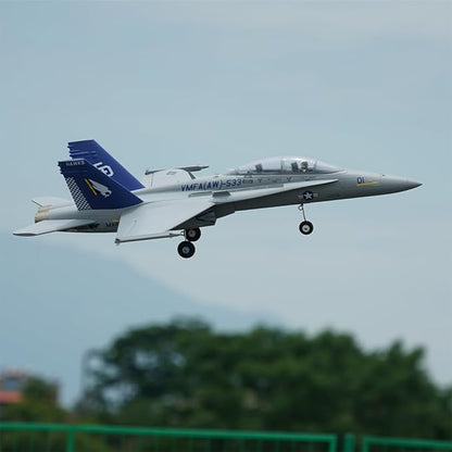 F-18 Hornet Twin 40mm EDF RC Airplane PNP (Transmitter Receiver or Battery not Included) (The Hawks)