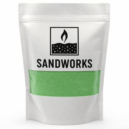 SANDWORKS Sand Wax Candle Making Kit – 5 Wooden Wicks & 15 Cotton Wicks, 500 g Premium Fragrance-Free Sand Wax (Sage Drift)