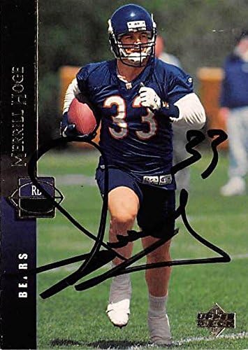 Autograph Warehouse 302328 1994 Merrill Hoge Autographed No.47 Football Card - Chicago Bears