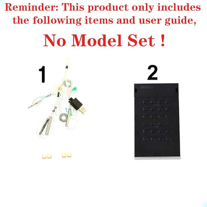 LED Light Set Compatible with Lego 10359 Fountain Garden Icons Building Blocks Model - Model Set NOT Included