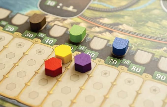 Capstone Games Imperial Steam Strategy Board Game for 2 to 5 Players Heavy Economic Railroad with Worker Placement Route Building Industrial Expansion &amp Resource Optimization | Ages 12+ | 120 M