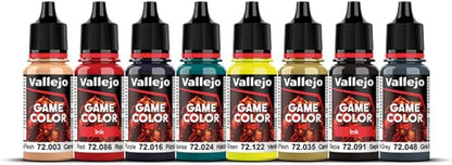 Vallejo - Non-Death Chaos Acrylic Paint Set | Game Color | Fantasy Color Series Miniature Model Kit for a High Pigment Matte Finish | 8 Bottles x 18 ml. (0.60 fl.oz)