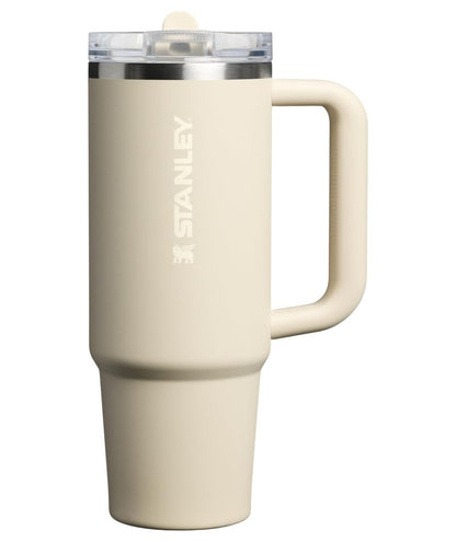 STANLEY Quencher ProTour Flip Straw Tumbler with Leakproof Lid 30 oz | Built-In Straw & Handle | Cupholder Compatible for Travel | Insulated Stainless Steel Cup | BPA-Free | Exclusive Toasted Almond