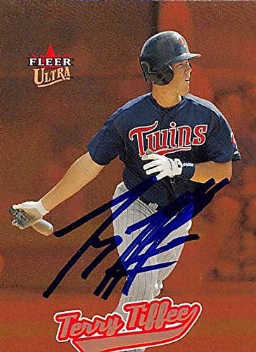 Sports Memorabilia Autograph Warehouse 247032 Terry Tiffee Autographed Baseball Card - Minnesota Twins 2005 Fleer Ultra All Rookie - No. 219
