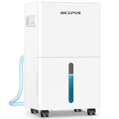 Bicepos 1500 Sq.Ft Dehumidifiers for Home, 21 Pints Dehumidifier for Basement, Bathroom, Bedroom, Large Room, 3 Modes, Auto Defrost, Intelligent Humidity Control, 24H Timer