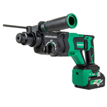 Metabo HPT 36V MultiVolt™ Cordless Rotary Hammer Kit | SDS PLUS | 1-1/8-Inch | D-Handle | Includes 36V - 4.0Ah MultiVolt™ Battery | Reactive Force Control | DH3628DD