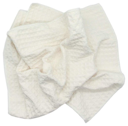 VeraSong Waffle Weave Kitchen Drying Towels - Thick Microfiber, Absorbent, Lint Free 16Inch x 24Inch 3 Pack Beige