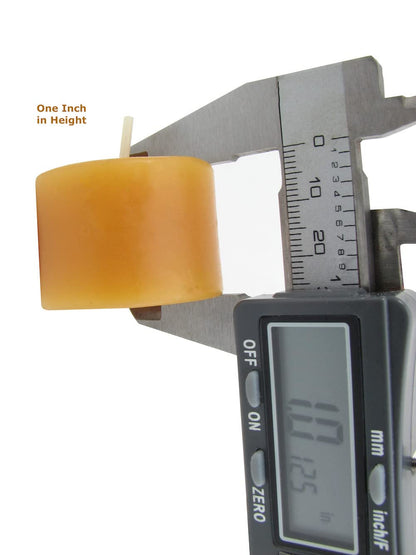Beeswax Candle Works, 8-Hour TeaLight Refills (Pack of 24) 100% USA Beeswax, NO Cups