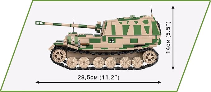 COBI Historical Collection WWII Sd. Kfz. Ferdinand Tank Building Set 1268 Pieces
