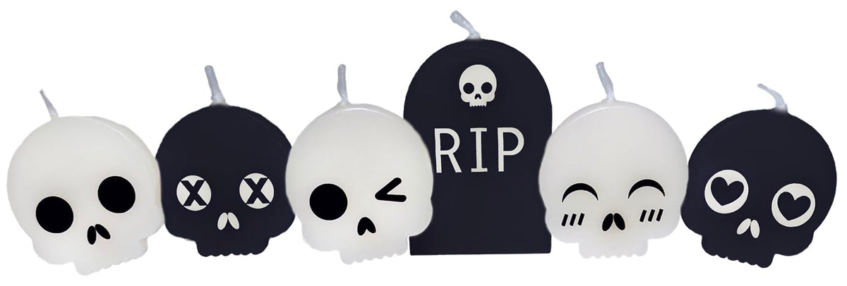 Streamline Imagined Decorative Birthday Candles - Graveyard Party (6 Candle Pack)