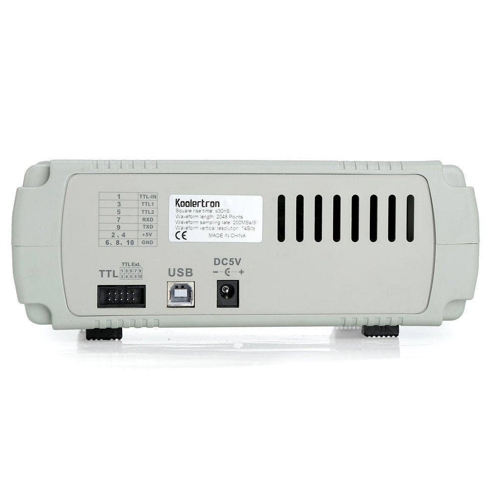 Koolertron Upgraded 30MHz DDS Signal Generator Counter,High Precision Dual-Channel Arbitrary Waveform Function Generator Frequency Meter 200MSa/s (30MHz)