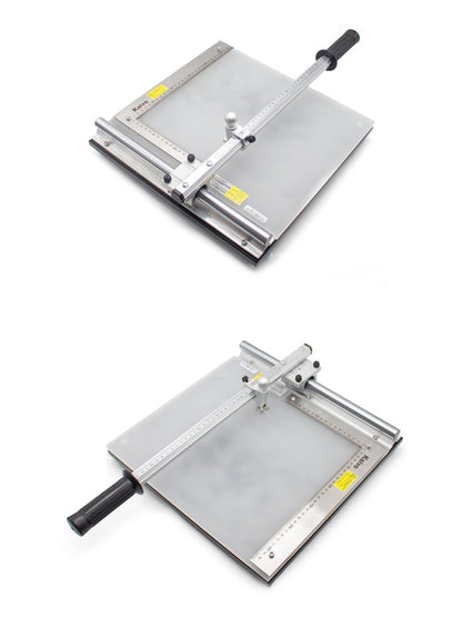 LeTkingok Glass Cutter Laboratory Use Glass Cutter Manual ITO Glass Based Silica Gel Board Cutting Machine 28x33CM (KVC370 Plus)