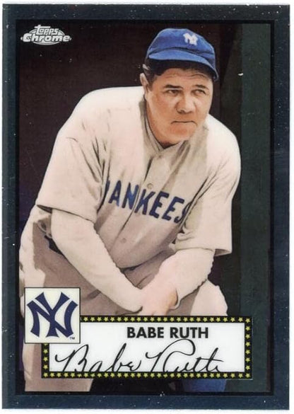 2021 Topps Chrome Platinum Anniversary #615 Babe Ruth New York Yankees Baseball Card - Sportscard Superstore