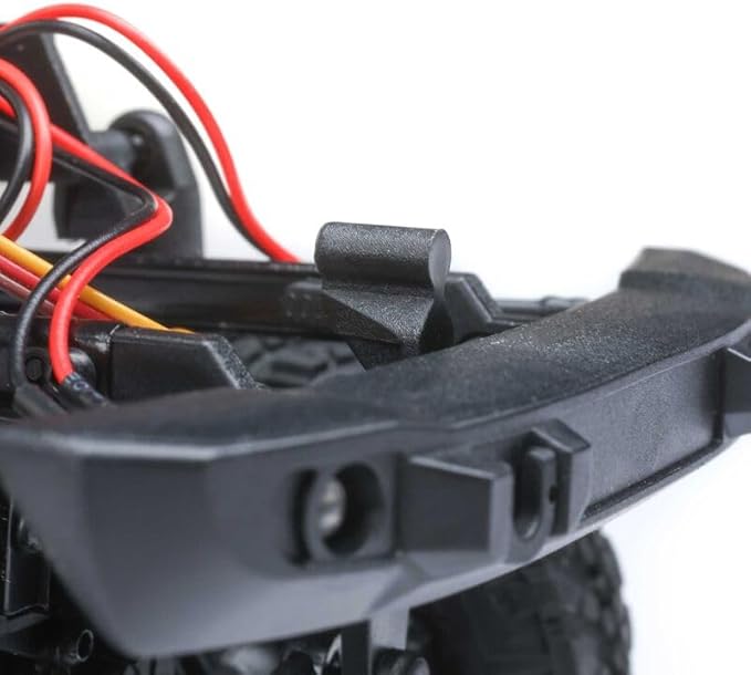 Axial 1/24 SCX24 F Bronco 4X4 RTR Brushed Rock Crawler (Battery &amp Charger Included) - Remote Control Car RC Cars RC Rock Crawler 4WD RTR 1/24 Scale for Adult (Red (AXI00006V2T6))