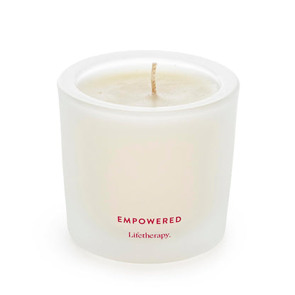 Lifetherapy Empowered Small Soy Votive Candle - Inspiring Scent, Natural Soy Wax, Clean Burn, Long-Lasting Aroma, 2.5 Ounce
