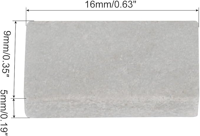 MECCANIXITY Miniature Bricks Clay Mini Wall Brick Model Brick Building Set for Model Building Dolls Pet Houses Garden Grey Pack of 400 Scale 1/16 16x9x5mm/0.63x0.35x0.2