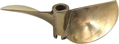 RC Boat 2-Blade Brass Propeller Pair CW &amp CCW 76mm Diameter 6.35mm Shaft Hole for Gas-Powered O-Class Racing Boats