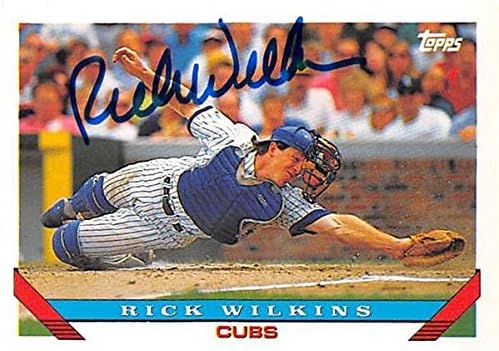 Sports Memorabilia Autograph Warehouse 248671 Rick Wilkins Autographed Baseball Card - Chicago Cubs 1993 Topps - No. 721