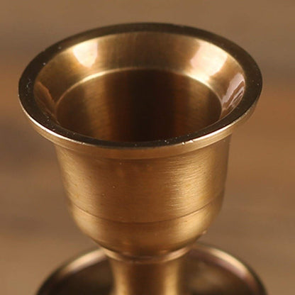 XILIN-1987 Candle Holderss Brass Candlesticks Desktop Den Ornaments Gift Items Hamster Candlestick Decorative Candlestick
