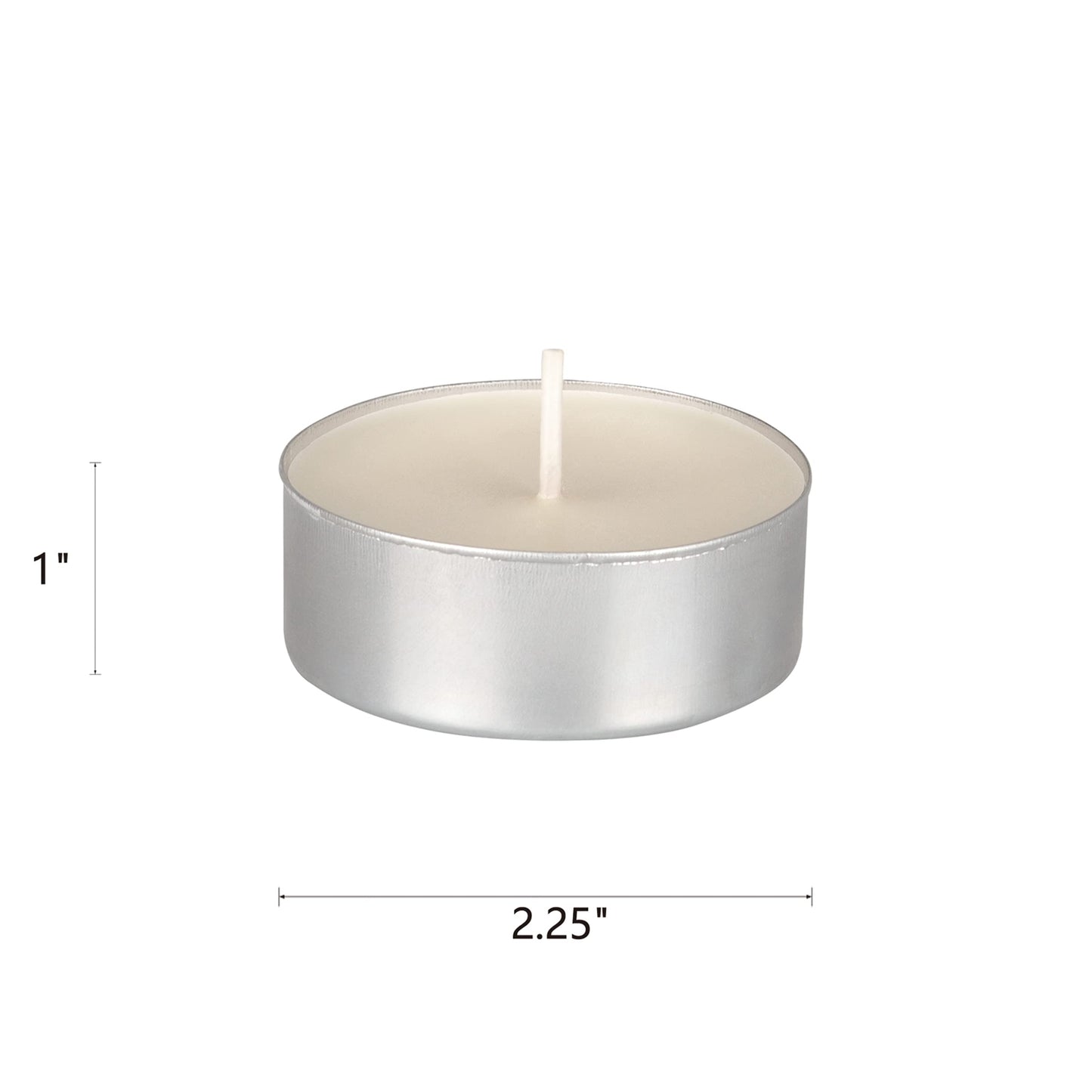 Mega Candles 12 pcs Unscented Oversize White Tea Lights Candles, Pressed Wax Candle 12 Hour Burn Time, Home Décor, Wedding Receptions, Occasions, Events, Meditations, Tranquility, Spa