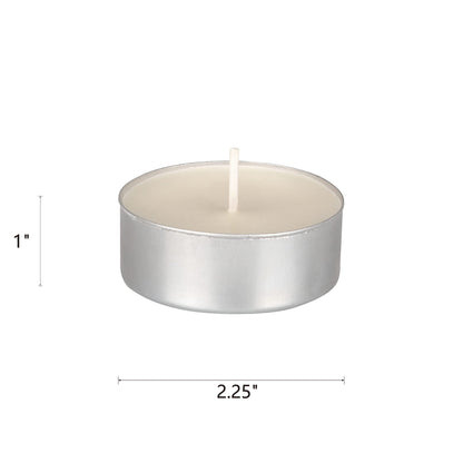 Mega Candles 12 pcs Unscented Oversize White Tea Lights Candles, Pressed Wax Candle 12 Hour Burn Time, Home Décor, Wedding Receptions, Occasions, Events, Meditations, Tranquility, Spa