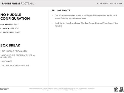 2024 Panini Prizm Football No Huddle Box